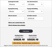 Crypto exchange fees calculator 